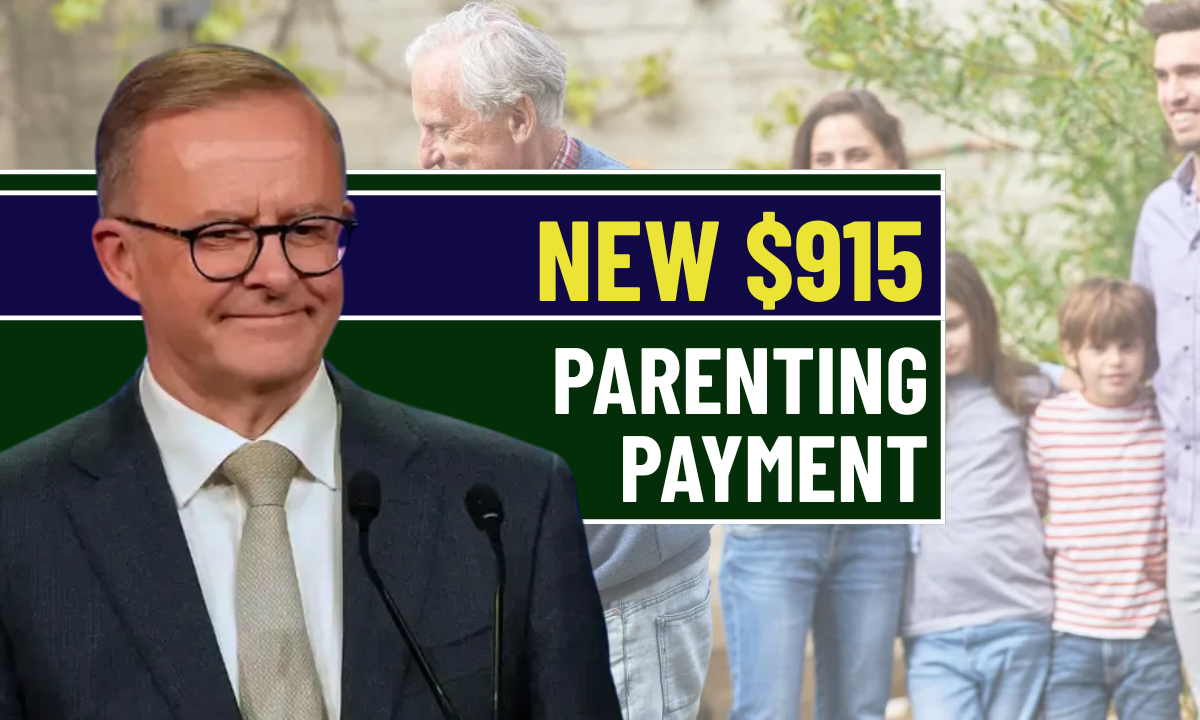 Australia $915 Parenting Payment